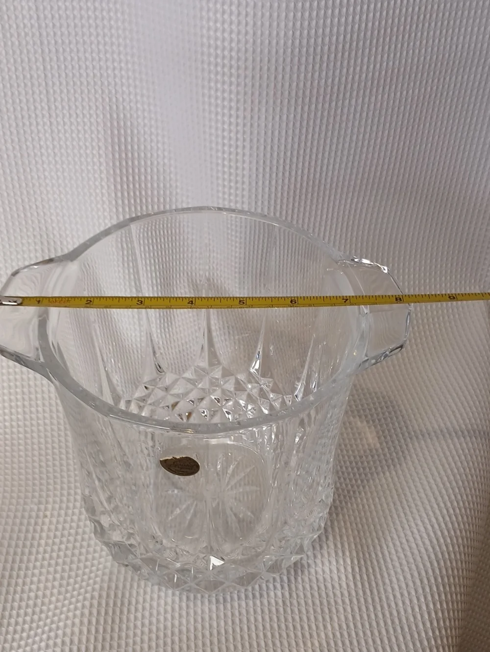 Vintage Cristal D'Arques Longchamp Lead Crystal Ice Bucket - France